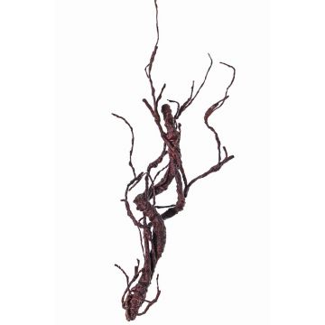 Künstlicher Korkenzieherweide Zweig JACE, braun-rot, 55cm