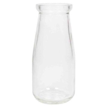 Glasflasche für Dekoration MICHEL, klar, 14cm, Ø6,3cm