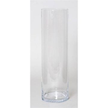 Zylinder Glas Bodenvase SANYA OCEAN, transparent, 50cm, Ø15cm