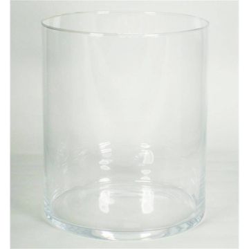 Tischlicht SANYA OCEAN, Glas, Zylinder, transparent, 30cm, Ø25cm