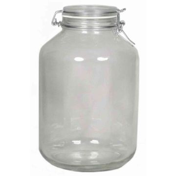Drahtbügelglas JARVEN, 5 Liter, transparent, 27,5cm, Ø17cm