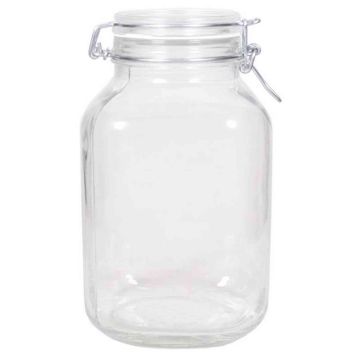 Drahtbügelglas JARVEN, 3 Liter, transparent, 24cm, Ø13cm
