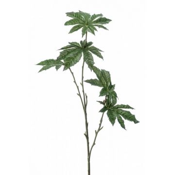 Kunst Papaya Zweig ISIDRO, grün, 70cm