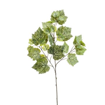 Kunststoff Weinreben Zweig MARCELIN, grün-weiß, 65cm