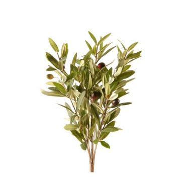 Kunst Olivenbaum ALBERTO auf Steckstab, Früchte, 35cm