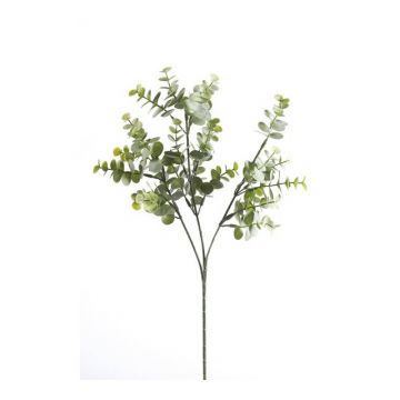 Künstlicher Eukalyptus Zweig GIV, grün-grau, 65cm