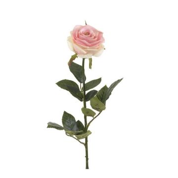 Künstliche Rose BRINA, rosa, 70cm, Ø9cm