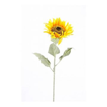 Textilblume Sonnenblume CORALINE, gelb, 80cm, Ø20cm