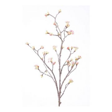 Künstlicher Ahornzweig LIUVA mit Blüten, rosa, 110cm
