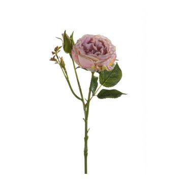 Plastik Rose CESCA, hellviolett, 40cm, Ø9cm