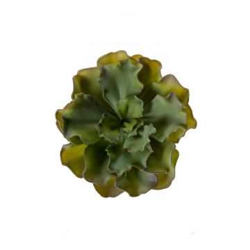 Kunst Echeveria rosea YASCHA auf Steckstab, grün, 18cm