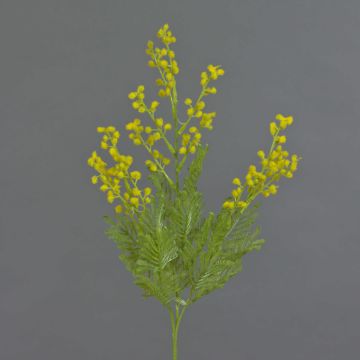 Kunstzweig Mimose AQUILINA mit Blüten, gelb, 70cm, Ø0,5cm