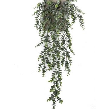 Kunst Eukalyptus Hänger ZELINDA auf Steckstab, grün, 75cm