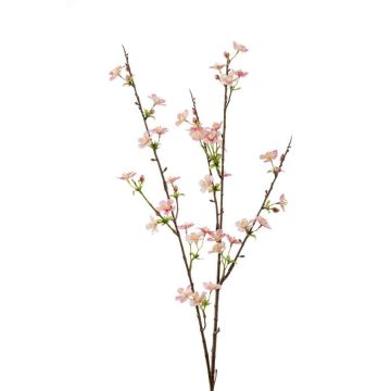 Künstlicher Apfelblütenzweig TOSCA mit Blüten, rosa, 85cm