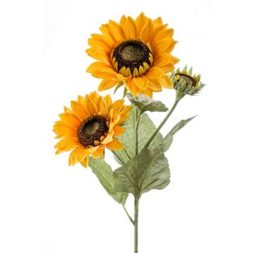 Künstliche Sonnenblume IVONA, gelb, 90cm, Ø6-17cm
