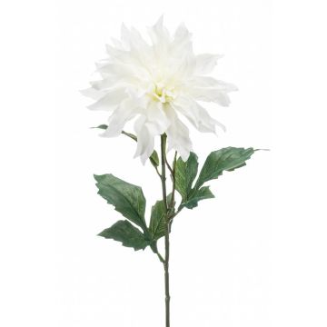 Kunstblume Dahlie CINTHIA, weiß, 60cm, Ø16cm