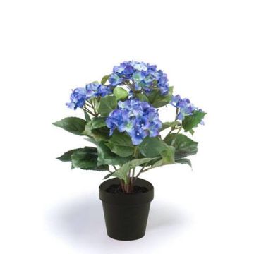 Textilblume Hortensie LAIDA, blau, 35cm, Ø7-10cm