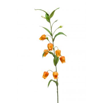 Kunst Laternenlilie MASARU, orange-gelb, 95cm, Ø3cm