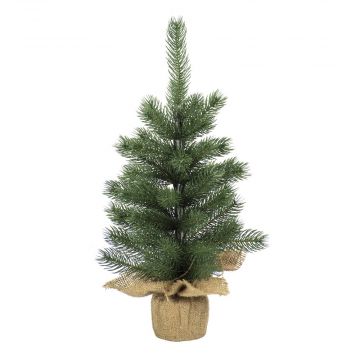 Künstlicher Weihnachtsbaum RIJEKA, Jutesack, 60cm, Ø20cm