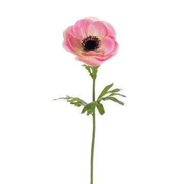 Kunstblume Anemone ANJALA, rosa, 40cm, Ø11cm