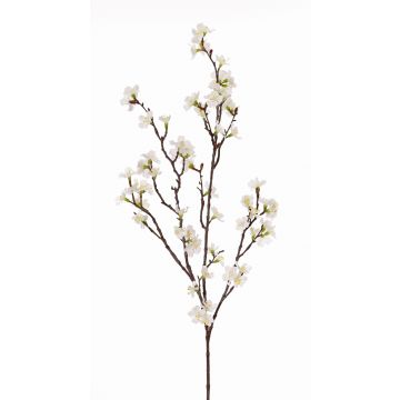 Künstlicher Kirschblütenzweig ARIELLE mit Blüten, weiß, 95cm