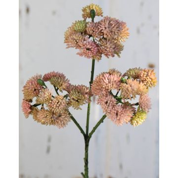 Künstlicher Sedum rubrotinctum Zweig JAROH, rosa-grün, 35cm