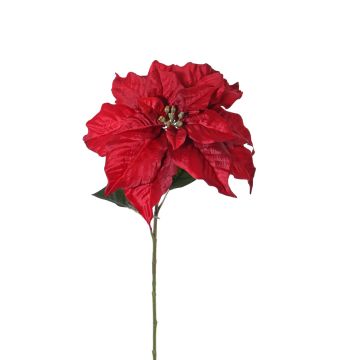 Künstliche Poinsettia KORANA, rot, 75cm, Ø33cm
