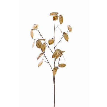 Kunstpflanze Lunaria Zweig BAMBY, gold, 90cm