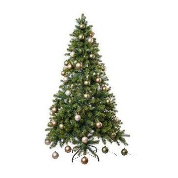 Künstlicher Baum Tanne APALMO, LEDs, grün-creme, 150cm