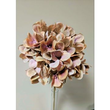 Kunstblume Hortensie MANDISA, braun-rosa, 65cm