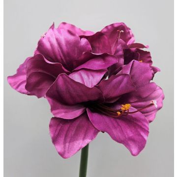 Kunstblume Amaryllis MARANON, violett, 70cm