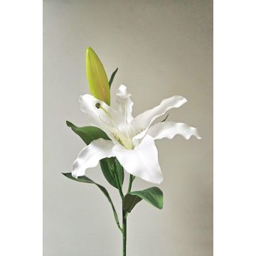 Kunstblume Tigerlilie MYZANS, creme-weiß, 70cm
