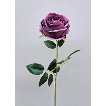 Kunstblume Rose CHERLEN, lila, 60cm, Ø10cm