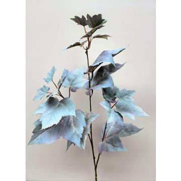 Kunst Ahornzweig BERKEL, grün-grau-violett, 90cm