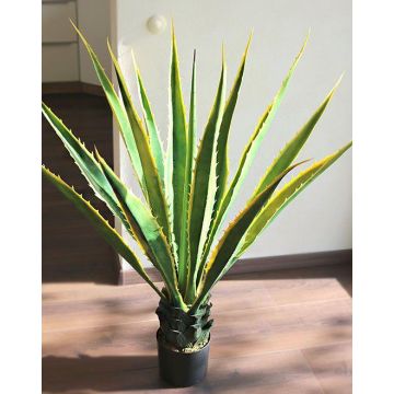 Kunst Agave furcraea gigantea CHERIE, grün-gelb, 80cm