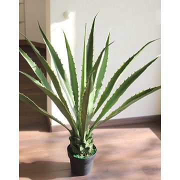 Kunst Agave furcraea gigantea CHERIE, grün-grau, 80cm