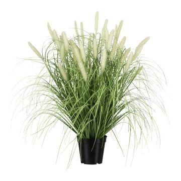 Fake Gras Lampenputzergras RIVLA mit Rispen, creme, 65cm