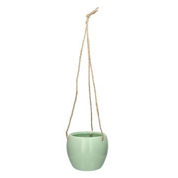 Dolomit Hängeampel DOMINGOS, mint, 10/65cm, Ø13cm