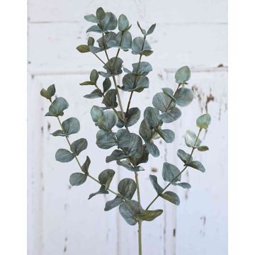 Künstlicher Eukalyptus Zweig INGOLF, grün-grau, 75cm