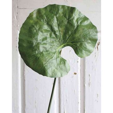 Kunstblatt Wasserrose ZEREENA, grün, 70cm