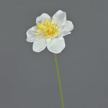 Kunstblume Narzisse SKROP, weiß-gelb, 40cm, Ø12cm