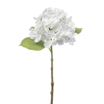 Hortensie künstlich EXORIN, weiß, 50cm, Ø17cm