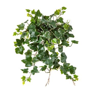 Künstliche Efeuranke LINNEO auf Steckstab, crossdoor, grün-weiß, 50cm