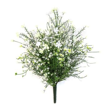 Kunstblume Schleierkraut Busch JARMIN auf Steckstab, crossdoor, creme, 45cm