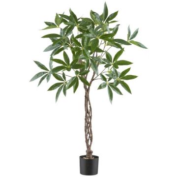 Künstlicher Baum Pachira WINMA, geflochtener Kunststamm, 120cm