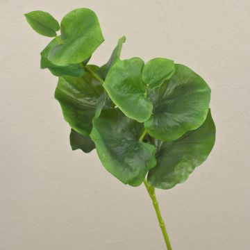 Kunstzweig Bronzeblatt GRACIANO, grün, 70cm