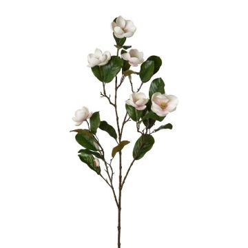 Kunstblumen Zweig Magnolie BRUNLO, hellrosa-weiß, 120cm