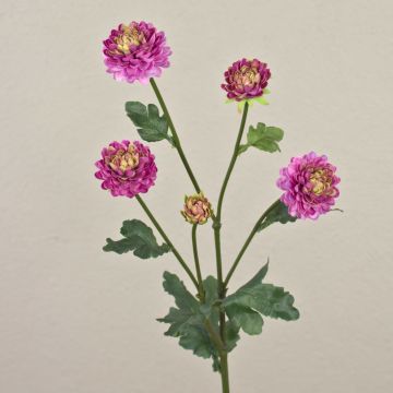 Künstliche Chrysantheme RYON, lila, 70cm, Ø3-5cm