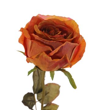 Künstliche Rose NAJMA, orange, 65cm, Ø11cm