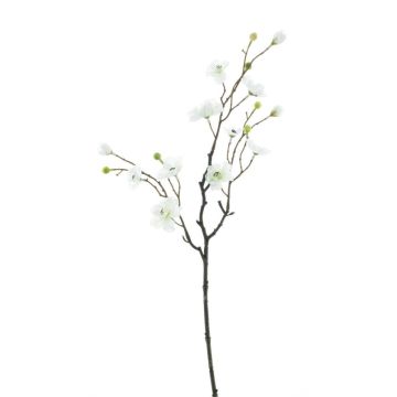 Kunst Apfelblütenzweig LEKO, Blüten, weiß, 55cm